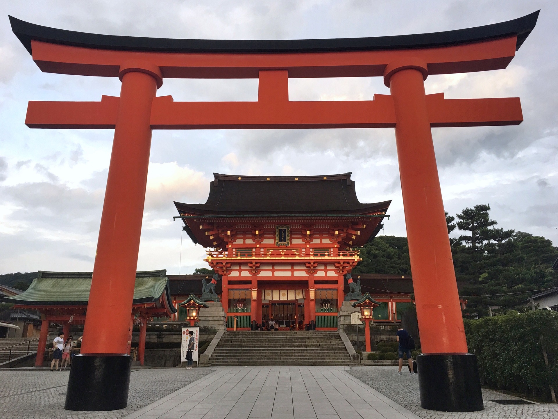 A shrine in Osaka Japan